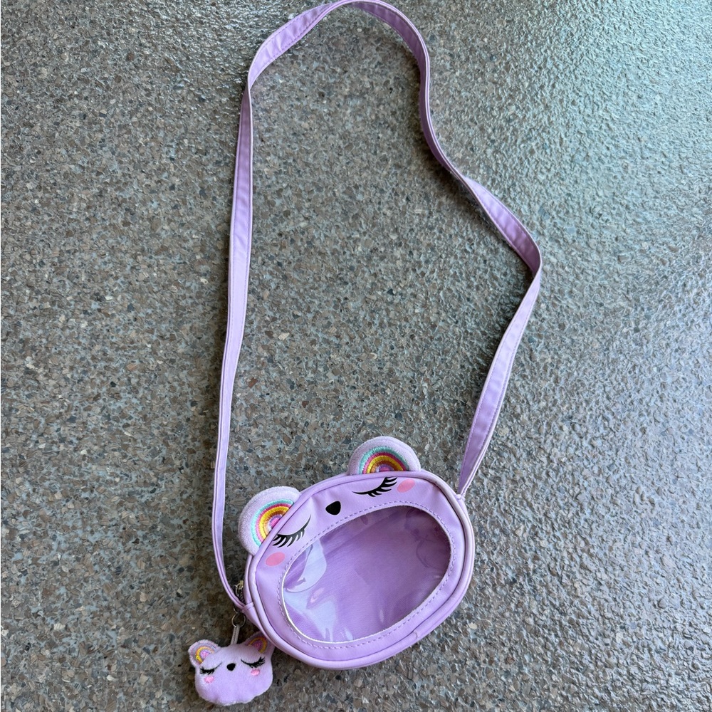 Girls Purple Koala Purse